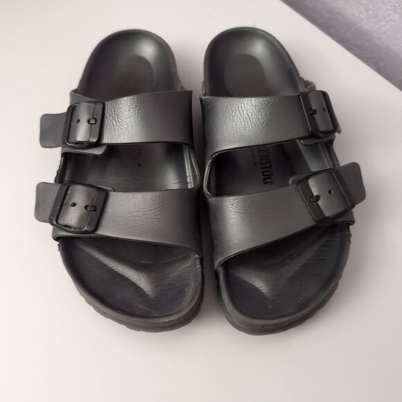 Birkenstock Arizona EVA Sandals Womens Sz EU 36 Double Strap Rubber - Picture 2 of 6